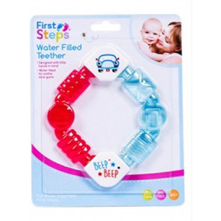 Picture of FS656: BLUE WATER FILLED SOFT TEETHER RING